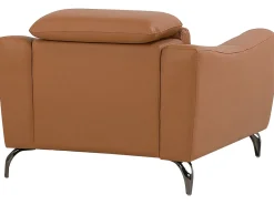 Set da salotto 4 posti NARWIK Pelle naturale Marrone