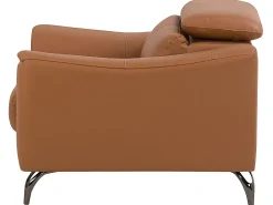 Set da salotto 4 posti NARWIK Pelle naturale Marrone