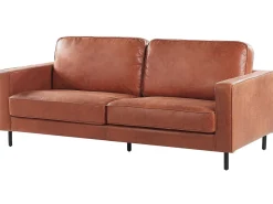 Set da salotto 4 posti SAVALEN Pelle sintetica Marrone dorato