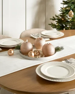 Set di 3 candele LED AMBROSIA 11 cm Oro
