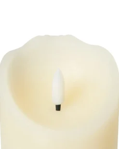 Set di 6 candele LED AMOREA 10/15 cm Bianco sporco