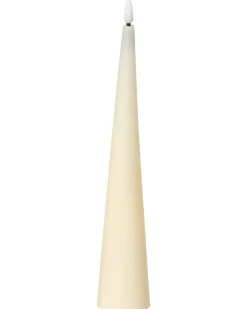 Set di 6 candele LED AURUM 28 cm Bianco sporco