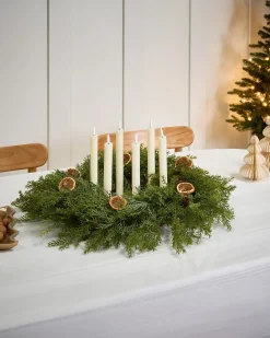 Set di 6 candele LED SAPHIR 24 cm Bianco sporco