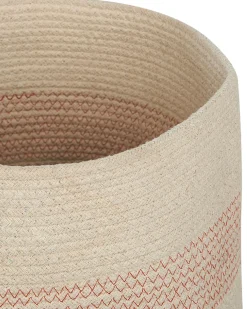 Set di 2 cestini SILOPI Cotone Beige chiaro