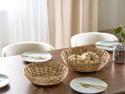 Set di 2 ciotole decorative DALAT Vimini Naturale