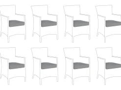 Set di copricuscini per esterni ITALY Grigio