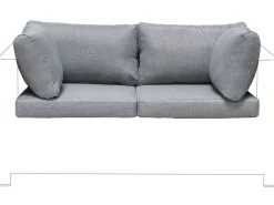 Set di copricuscini per esterni MILANO Grigio