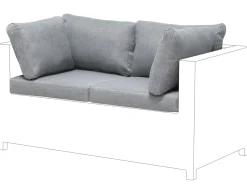 Set di copricuscini per esterni MILANO Grigio