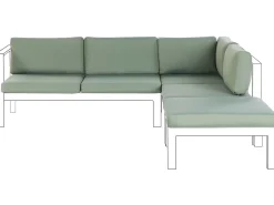 Set di copricuscini per esterni MESSINA Verde