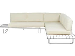 Set di copricuscini per esterni MYKONOS Bianco sporco