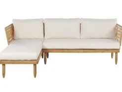 Set di copricuscini per esterni CREMONA Bianco sporco