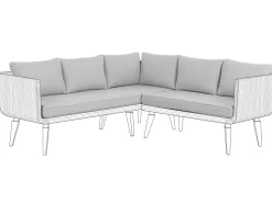 Set di copricuscini per esterni ALCAMO Grigio