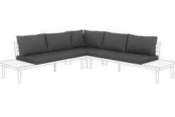 Set di copricuscini per esterni CORATO Grigio