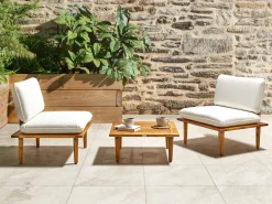 Set di copricuscini per esterni FRASCATI Bianco sporco