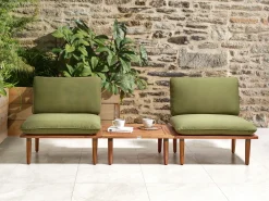 Set di copricuscini per esterni FRASCATI Verde oliva
