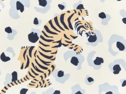 Set di 2 cuscini da esterno ARENZANO Trama animale 45 x 45 cm Beige