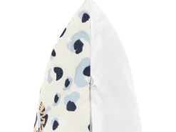 Set di 2 cuscini da esterno ARENZANO Trama animale 45 x 45 cm Beige
