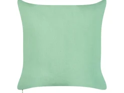 Set di 2 cuscini da esterno FLYLEAF Trama di piante 45 x 45 cm Verde