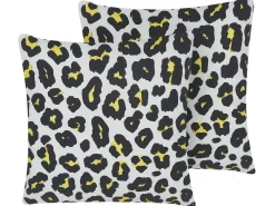 Set di 2 cuscini da esterno KARDITSA Trama animale 45 x 45 cm Multicolore