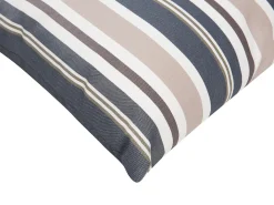 Set di 2 cuscini da esterno KASTOS A strisce 40 x 40 cm Tortora