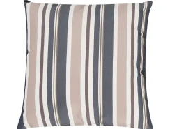 Set di 2 cuscini da esterno KASTOS A strisce 40 x 40 cm Tortora
