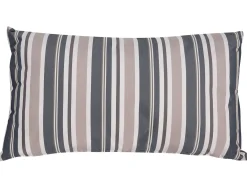 Set di 2 cuscini da esterno KASTOS A strisce 40 x 70 cm Tortora