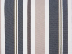 Set di 2 cuscini da esterno KASTOS A strisce 40 x 70 cm Tortora