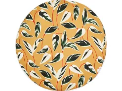 Set di 2 cuscini da esterno TAGGIA Trama di piante 40 x 40 cm Giallo