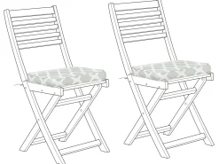 Set di 2 cuscini per sedie FIJI 29 x 38 cm Verde menta