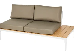 Set di divani angolari da giardino 5 posti POSITANO Grigio