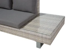 Set di divani angolari da giardino 5 posti LANCIANO Lato destro Rattan sintetico (PE) Grigio