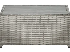 Set di divani angolari da giardino 5 posti SABBIA Lato destro Modulare Rattan sintetico (PE) Grigio chiaro