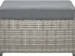 Set di divani angolari da giardino 5 posti SABBIA Lato destro Modulare Rattan sintetico (PE) Grigio chiaro