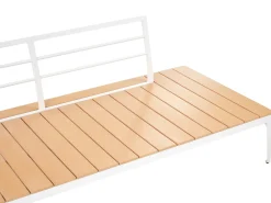 Set di divani angolari da giardino 5 posti POSITANO Marrone chiaro