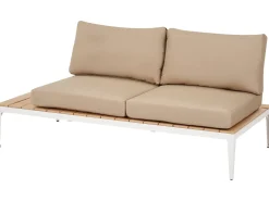 Set di divani angolari da giardino 5 posti POSITANO Marrone chiaro