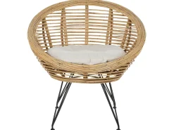 Set di divani da giardino 4 posti MARATEA Rattan Naturale