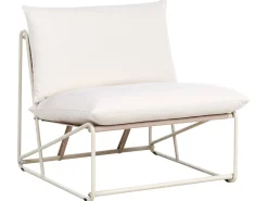 Set di divani da giardino 4 posti PICO Metallo Beige chiaro