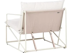 Set di divani da giardino 4 posti PONTE Metallo Beige chiaro