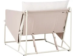 Set di divani da giardino 4 posti PONTE Metallo Beige chiaro