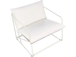 Set di divani da giardino 4 posti PONTE Metallo Beige chiaro