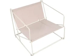 Set di divani da giardino 4 posti PONTE Metallo Beige chiaro