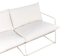 Set di divani da giardino 4 posti PONTE Metallo Beige chiaro