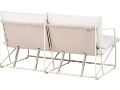 Set di divani da giardino 4 posti PONTE Metallo Beige chiaro
