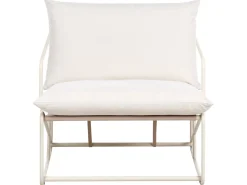 Set di divani da giardino 4 posti PONTE Metallo Beige chiaro