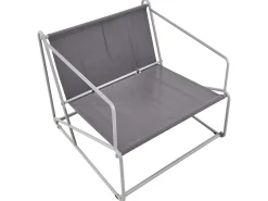 Set di divani da giardino 4 posti PONTE Metallo Grigio