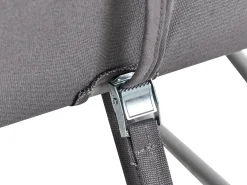 Set di divani da giardino 4 posti PONTE Metallo Grigio