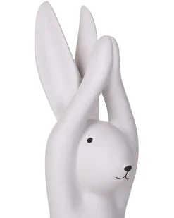 Set di 3 figure Lepre BREST Ceramica Bianco