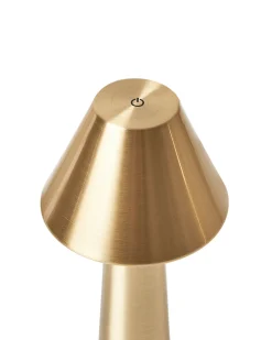 Set di 2 lampade da tavolo a LED senza fili JOANES con dimmer Metallo Oro