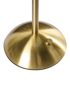 Set di 2 lampade da tavolo a LED senza fili RUBA con dimmer Metallo Oro