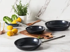 Set di 3 padelle ELITE PRO Nero